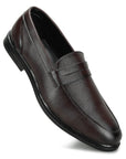 Paragon Men's Slip On Brown Formal Shoes | Durable, Sturdy Outdoor Wear