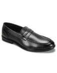 Paragon Men's Slip On Black Formal Shoes | Durable, Sturdy Outdoor Wear