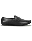 Paragon Men's Black Formal Loafer Shoes | Cushioned Sole & Sturdy Construction