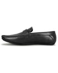 Paragon Men's Black Formal Loafer Shoes | Cushioned Sole & Sturdy Construction