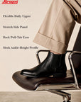 Paragon Men Chelsea Ankle Boots Comfortable Round Toe for Daily Wear