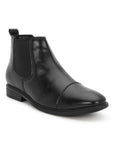 Paragon Men Chelsea Ankle Boots Comfortable Cap Toe for Daily Wear