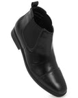 Paragon Men Chelsea Ankle Boots Comfortable Cap Toe for Daily Wear