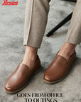 Paragon Men Formal Shoes Comfortable Round Toe Slip On Office Wear