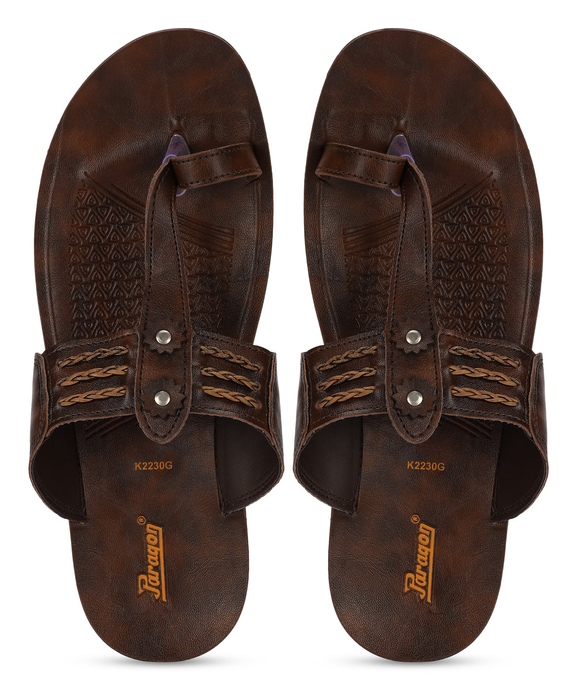 Paragon PUK2230G Men Stylish Sandals | Comfortable Sandals for Daily Outdoor Use | Casual Formal Sandals with Cushioned Soles