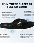 Paragon Women's Orthopedic Slippers with Arch Support & Cushioned Footbed | Lightweight, Anti-Sweat, Flexible with Strong Grip Sole
