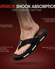 Paragon Men’s Cushioned Slippers with Arch Support & Soft Fabric Upper | Rubberised Sole