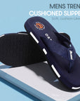 Paragon Men’s Cushioned Slippers with Arch Support & Soft Fabric Upper | Rubberised Sole