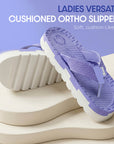 Paragon Womens Orthopedic Slippers with Arch Support & Cushioned Footbed | Lightweight, Anti-Sweat, Flexible with Strong Grip Sole