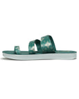 Paragon Women's Slip On Flat Green Sandals | Durable Dailywear Sandals