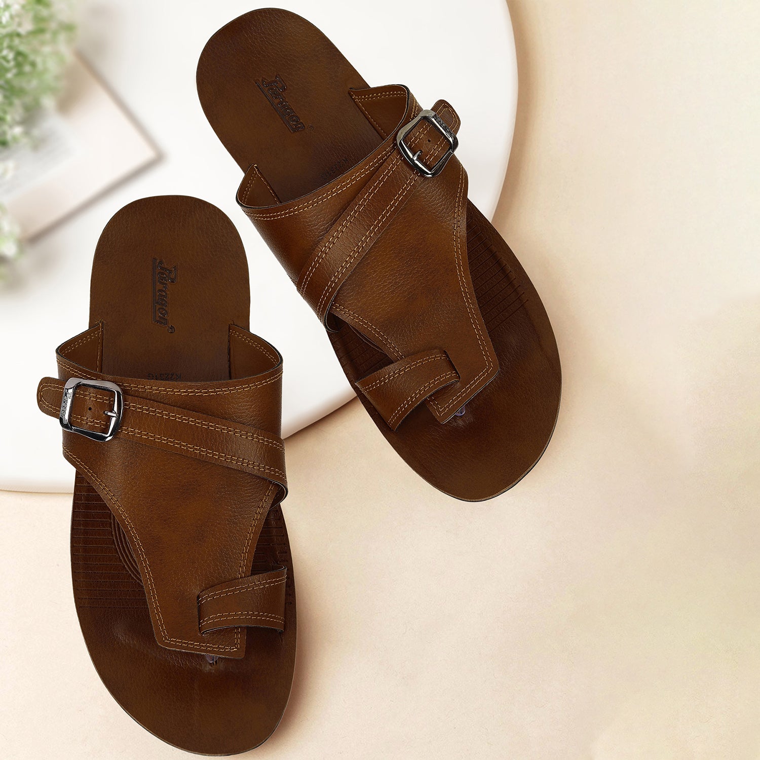 Paragon PUK2231G Men Stylish Sandals | Comfortable Sandals for Daily Outdoor Use | Casual Formal Sandals with Cushioned Soles