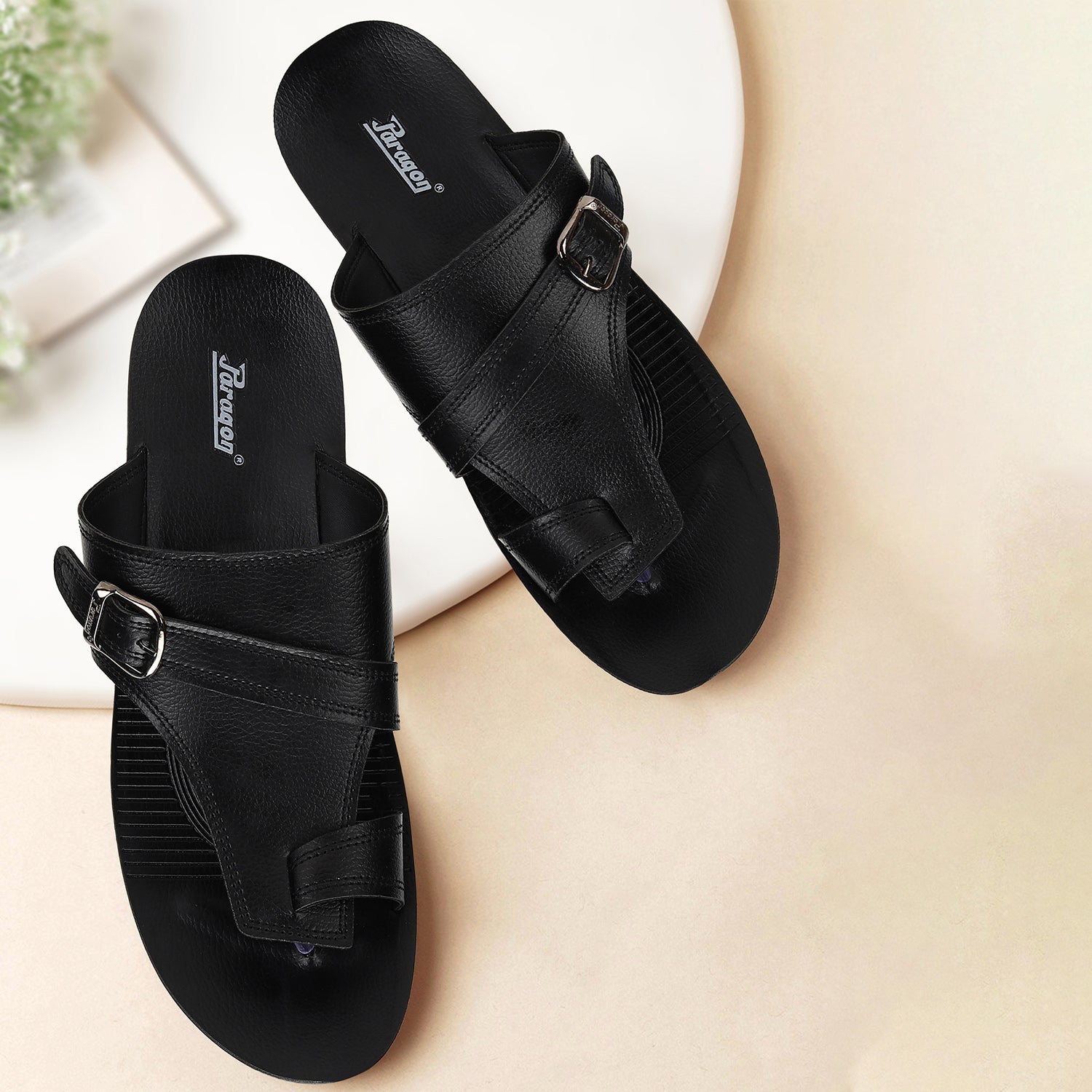 Paragon PUK2231G Men Stylish Sandals Comfortable Sandals for Daily Outdoor Use Casual Formal Sandals with Cushioned Soles