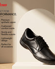 Paragon Men's Black Formal Slip On Shoes Durable Sturdy Outdoor Wear