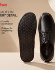 Paragon Men's Black Formal Slip On Shoes Durable Sturdy Outdoor Wear