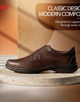 Paragon Men's Brown Formal Slip On Shoes Durable Sturdy Outdoor Wear