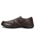 Paragon Men's Brown Formal Slip On Style Loafers Durable Sturdy Office Wear