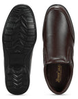 Paragon Men's Brown Formal Slip On Style Loafers Durable Sturdy Office Wear