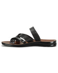 Paragon Men's Slip-on Brown Sandals for Men | Comfortable Sole & Durable