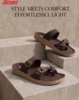 Paragon Men Casual Comfort Sandals Toe Loop Lightweight Daily Outdoor Wear