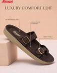 Paragon Men Casual Comfort Sandals Toe Loop Lightweight Daily Outdoor Wear