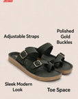 Paragon Men Casual Comfort Sandals Toe Loop Lightweight Daily Outdoor Wear