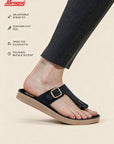 Paragon Men T Strap Sandals Comfortable Toe Post Lightweight for Daily Use