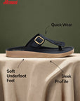 Paragon Men T Strap Sandals Comfortable Toe Post Lightweight for Daily Use