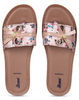 Paragon PUK7021L Women's Peach Sliders with Cushioned Sole for Everyday Use