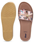 Paragon PUK7021L Women's Peach Sliders with Cushioned Sole for Everyday Use