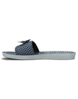 Paragon PUK7025L Women's Blue-Grey Sliders with Cushioned Sole for Everyday Use