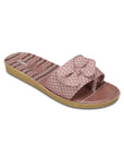 Paragon PUK7025L Womens Pink-Grey Sliders with Cushioned Sole for Everyday Use