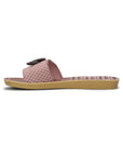 Paragon PUK7025L Womens Pink-Grey Sliders with Cushioned Sole for Everyday Use