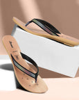 Paragon Women's Slip On Flat Black Sandals | Durable Dailywear Sandals