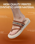 Paragon Women’s Slip-On Flat Sandals | Lightweight Sandals with Cushioned Footbed & Strong Grip Sole