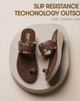 Paragon Women’s Slip-On Flat Sandals | Lightweight Sandals with Cushioned Footbed & Strong Grip Sole