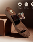 Paragon Women’s Slip-On Flat Sandals | Lightweight Sandals with Cushioned Footbed & Strong Grip Sole