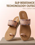 Paragon Women’s Slip-On Flat Sandals | Lightweight Sandals with Cushioned Footbed & Strong Grip Sole