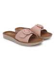 Paragon Women Flat Sandals Comfortable Wide Strap Stylish for Daily Use