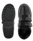 Paragon Velcro Black School Shoes for Boys | Comfortable Soft Cushion Sole