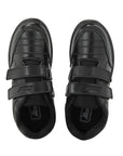 Paragon Velcro Black School Shoes for Boys | Comfortable Soft Cushion Sole