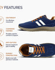 Paragon Men's Casual Lace-Up Shoes | Extra Soft Cushion | Ankle Padding