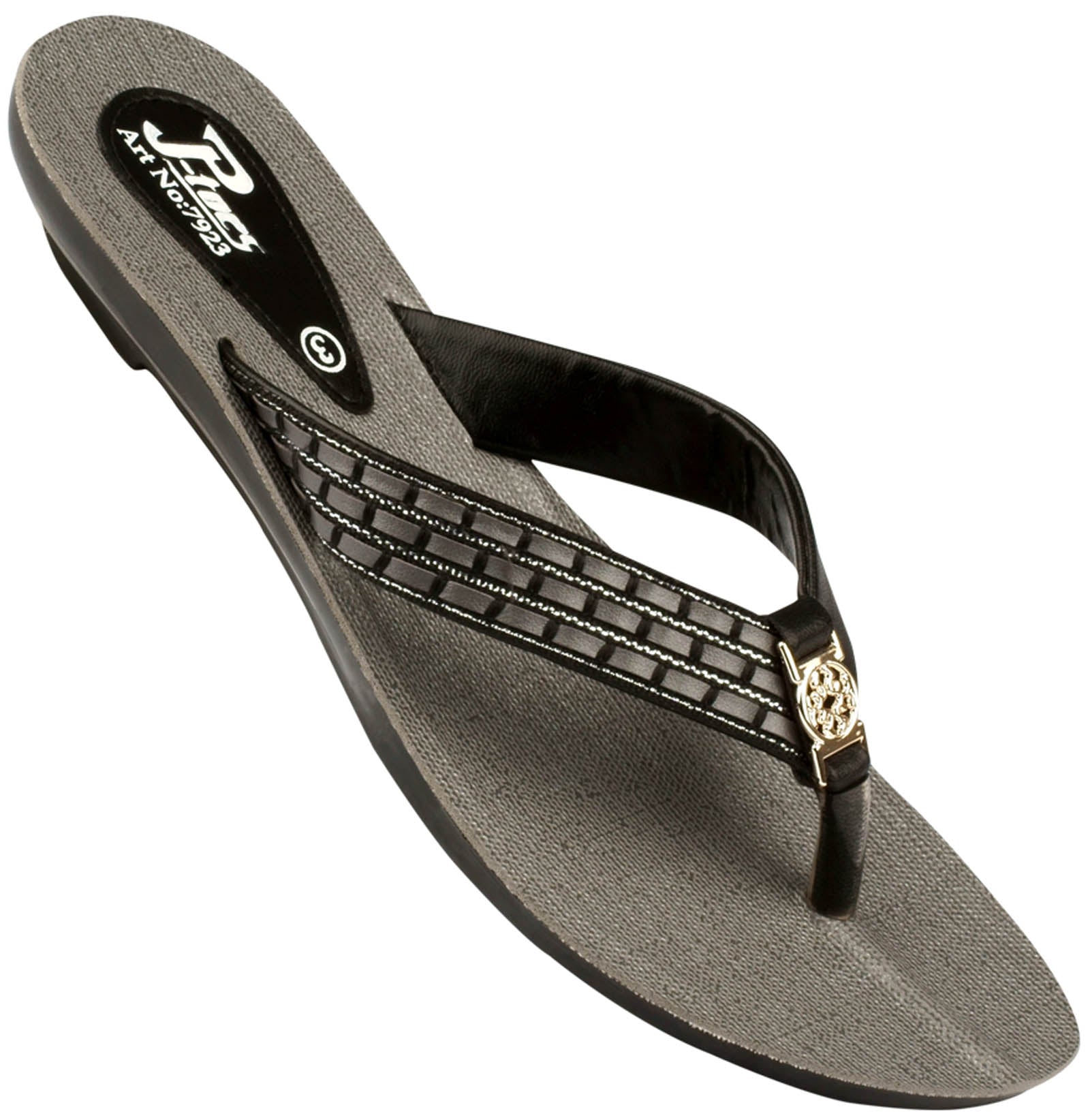 Paragon 7923 Women Black Sandals – Paragon Footwear