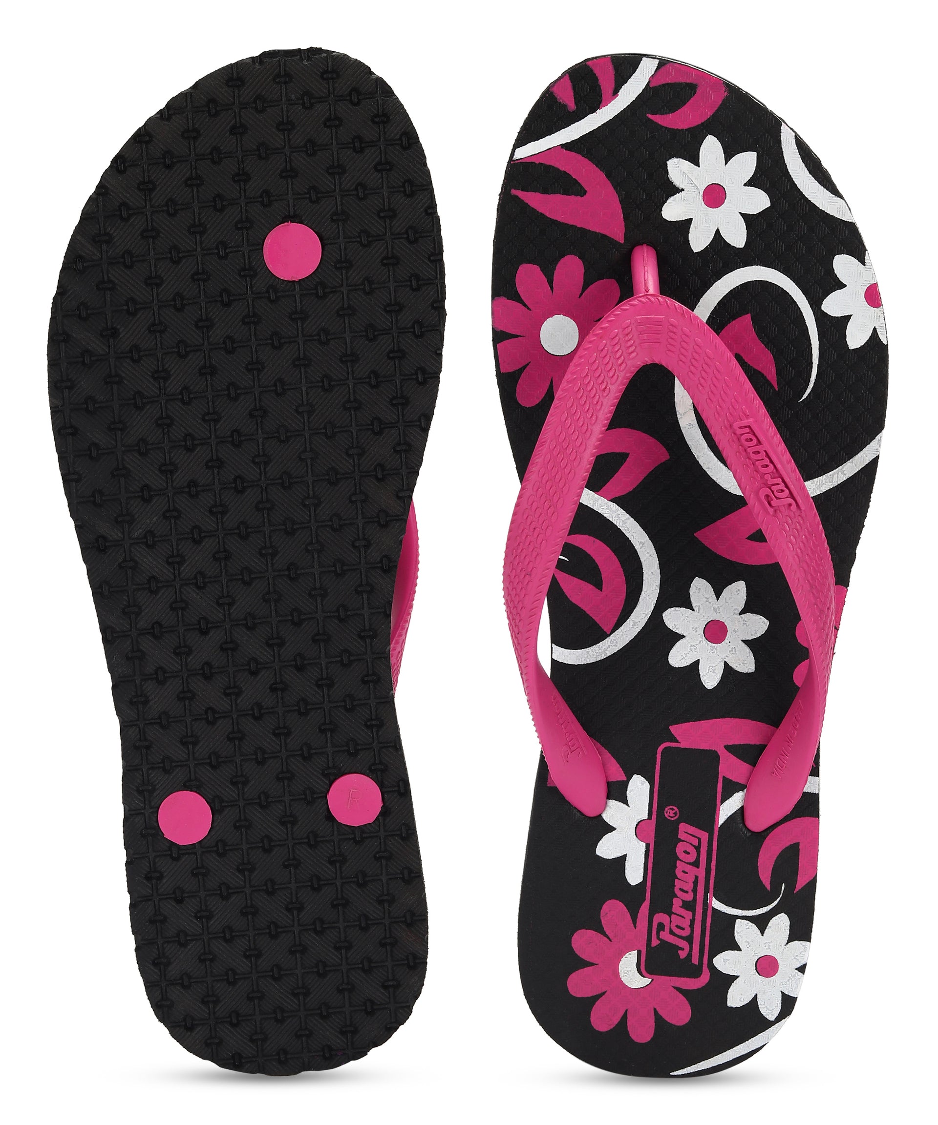 Paragon HWK3737L Women Stylish Lightweight Flipflops | Comfortable soles | Casual & Trendy Slippers | Indoor & Outdoor