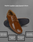 Paragon K11239G Men Formal Shoes | Corporate Office Shoes | Smart & Sleek Design | Comfortable Sole with Cushioning | Daily & Occasion Wear