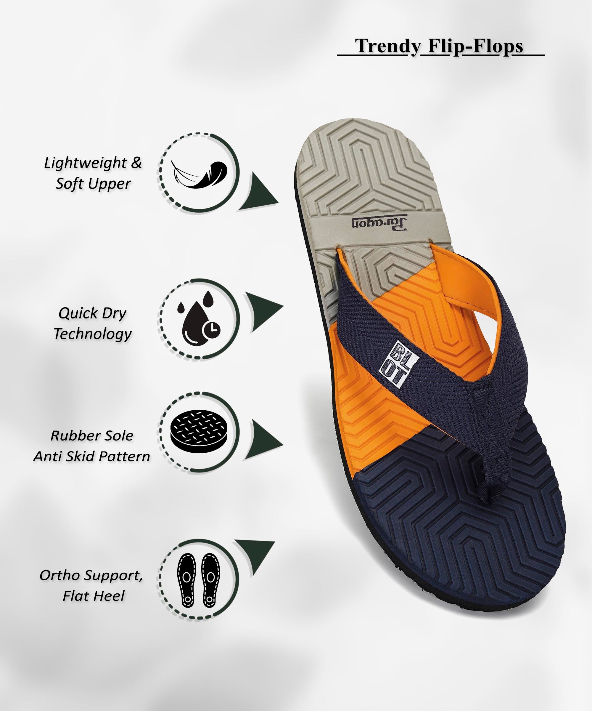 Paragon K3311G Men Stylish Flip Flops Comfortable Flip Flops for