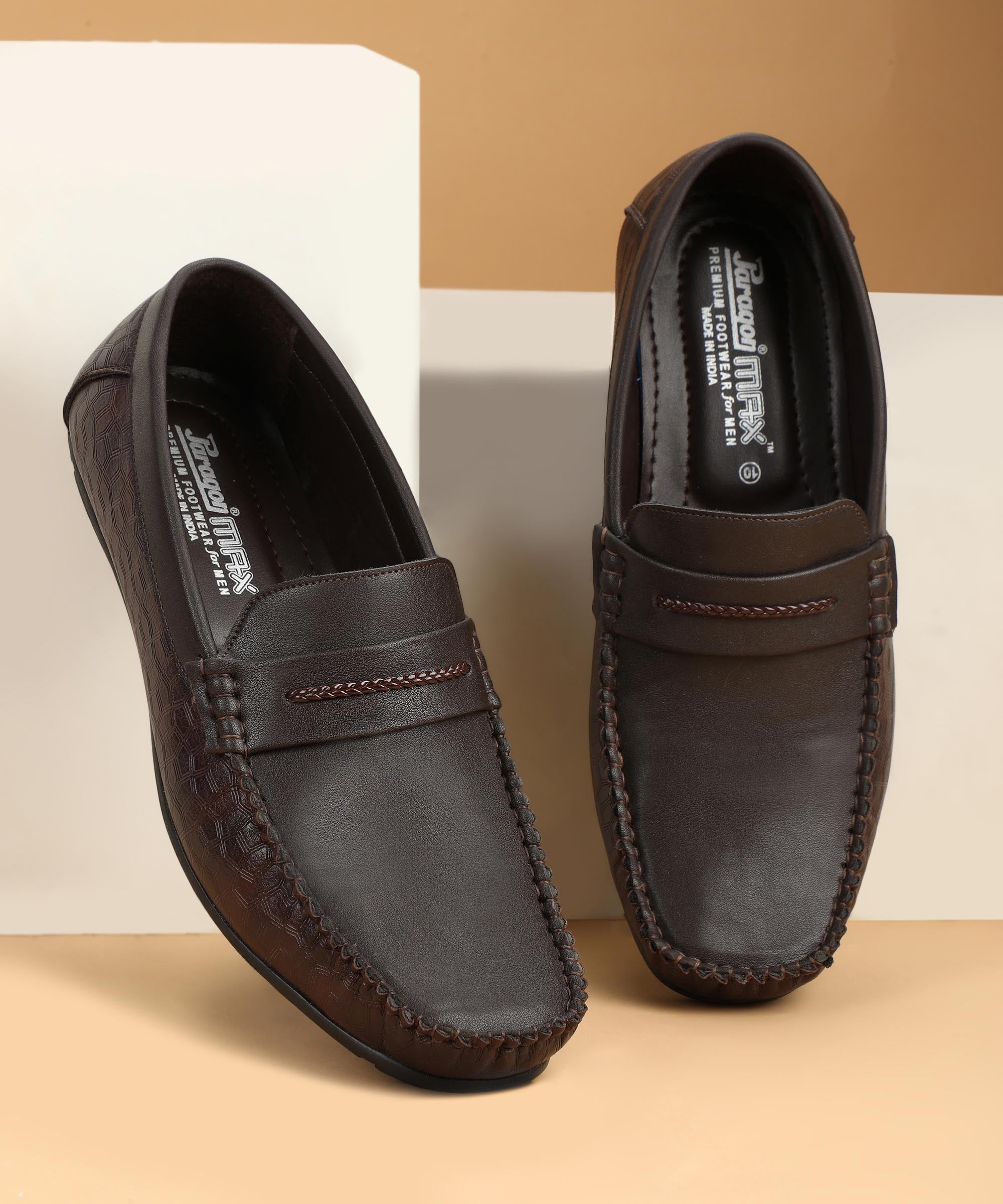 Paragon K11237G Men Loafers | Stylish Walking Outdoor Shoes | Daily &amp; Occasion Wear | Smart &amp; Trendy | Comfortable Cushioned Soles