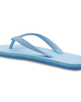 Women's Sky Blue Rubber Based Flip Flops
