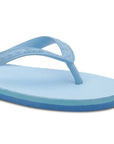 Women's Sky Blue Rubber Based Flip Flops