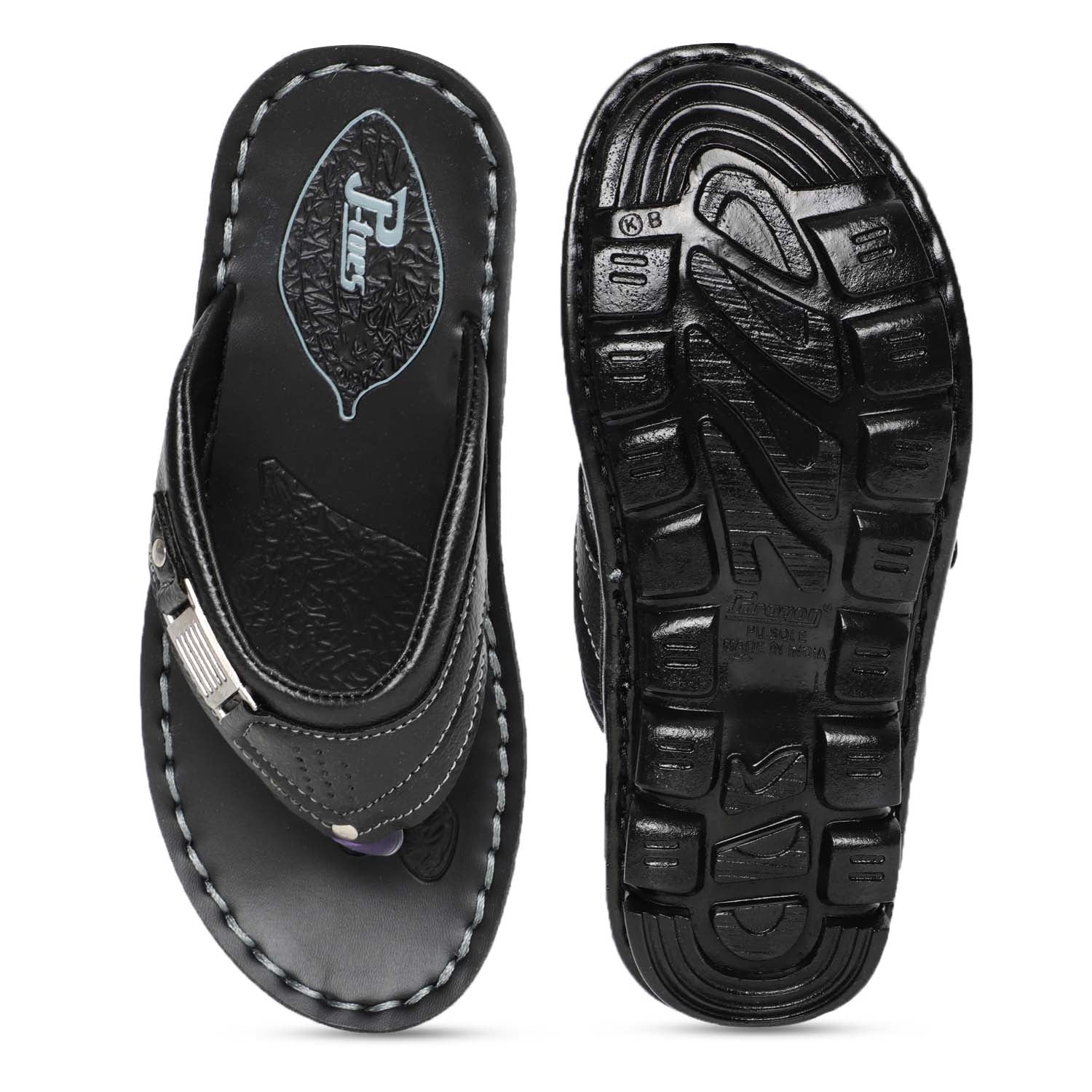 Paragon PU66075B Kids Casual Fashion Sandals | Comfortable Flat Sandals | Trendy Outdoor Indoor Floaters for Boys &amp; Girls