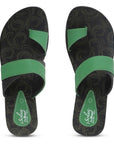 Women's Solea Green Slippers